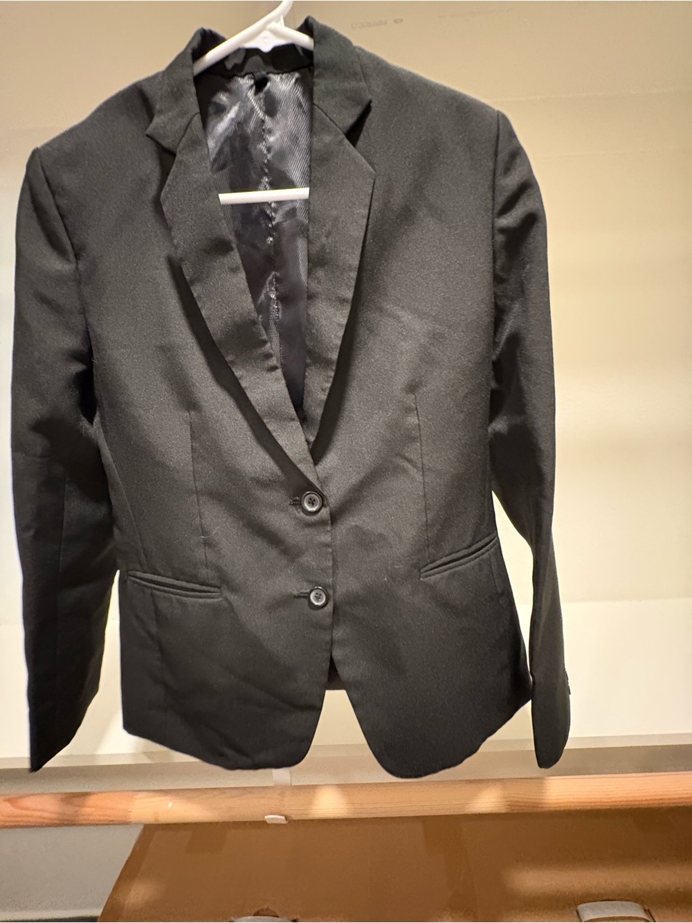 Women’s Black Two-Button Blazer